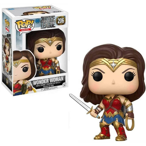 Funko POP! Movies: DC Justice League - Wonder Woman Toy Figure