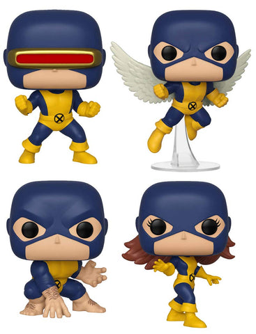 FunKo Pop! Marvel: 80th Anniversary - X-Men First Appearance Collectible Vinyl Figures, 3.75" (Set of 4)