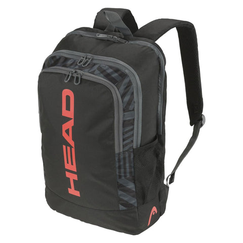 Head Base Backpack Tennisrucksack 17 L, Black/Orange, 17L, Stylish