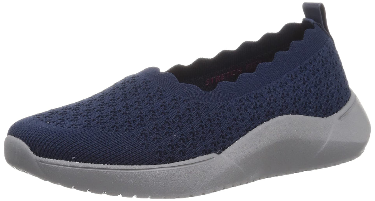Skechers Modern Comfort Women's Women's Casual Convo Loafer Flat, Navy, 7