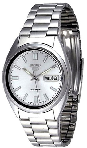 Seiko Men Analog Automatic Watch with Stainless Steel Strap SNXS73K1