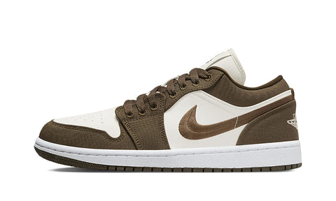Jordan Womens WMNS Air 1 Low DV0426 301 Light Olive - Size 12W