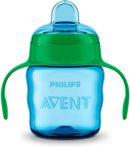 Philips AVENT Spout Cup Easy Sip Cup Sippy Cup for Boys and Girls 7oz/200ml 6 Months+ (Boy)