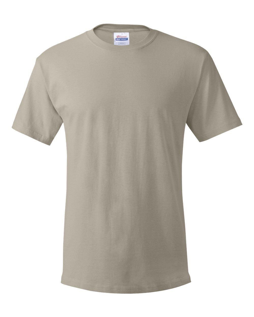 Hanes Men's Big Crew T-Shirt-Sizes (Pack of 5), Medium, Sand