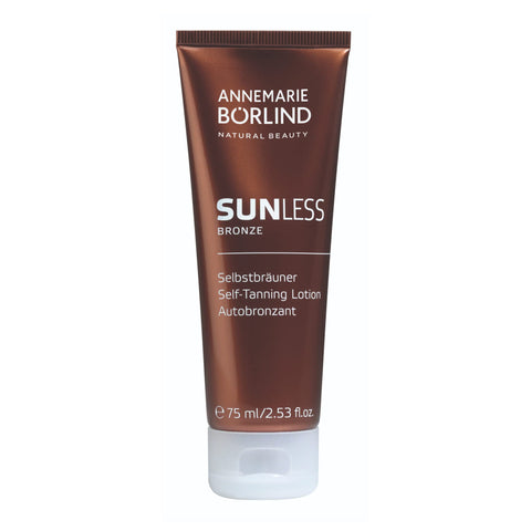ANNEMARIE BÃ–RLIND SUNLESS BRONZE Self-Tanner (75 ml) - For Healthy Looking Tan Without Sun, Gives Face and Body a Natural Tan, Vegan