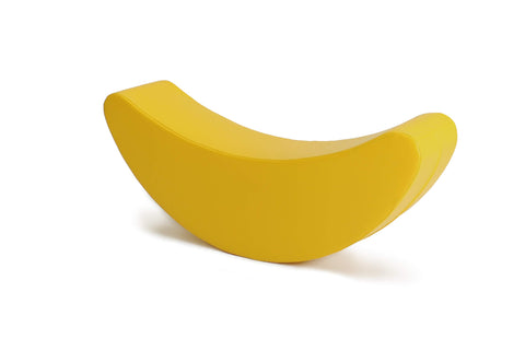 IGLU Ride on Rocking Toy Banana Soft Play Shape Rocker for toddlers and kids (Yellow)