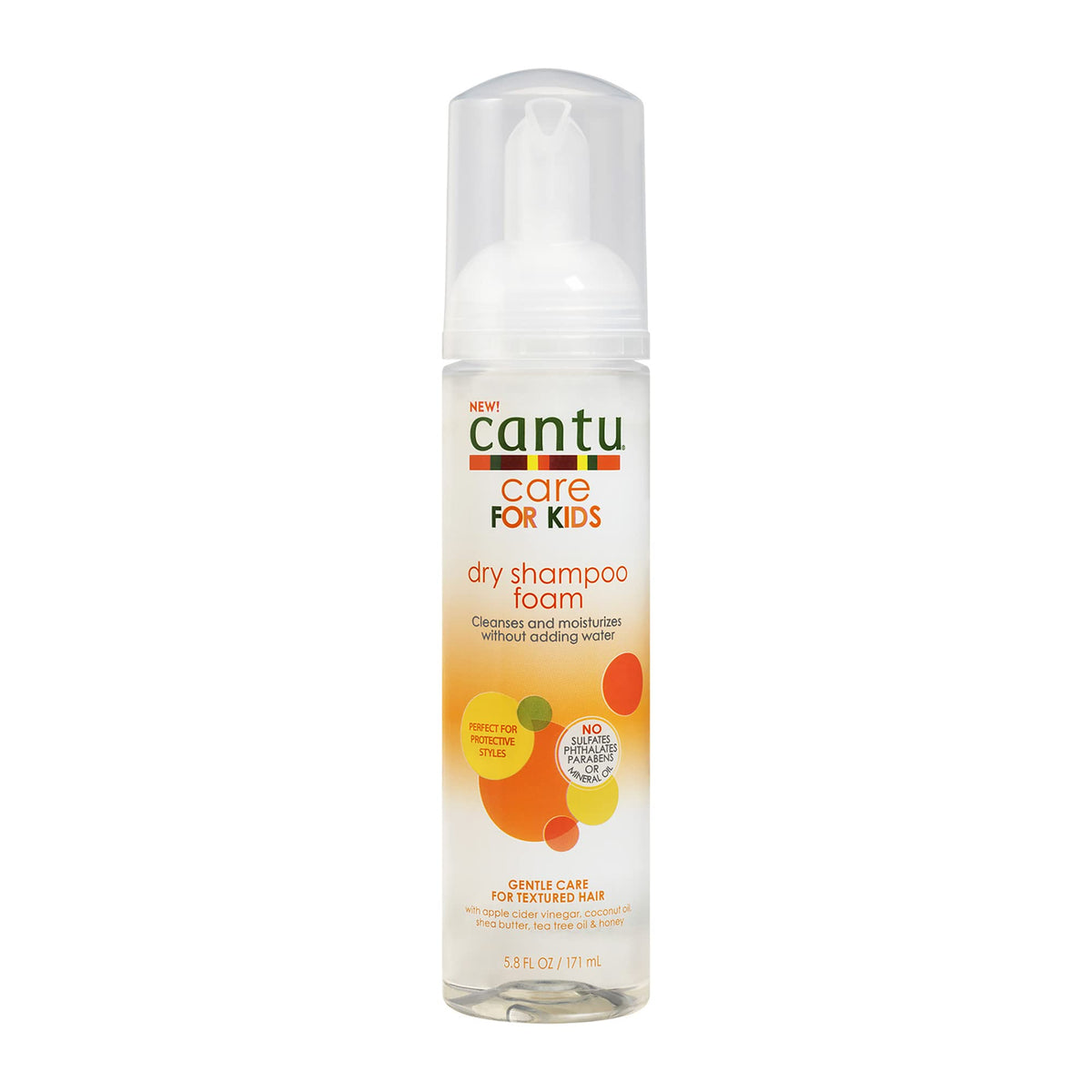 Cantu Kids Cowash Foam, Nill, 5.8 Fl Oz