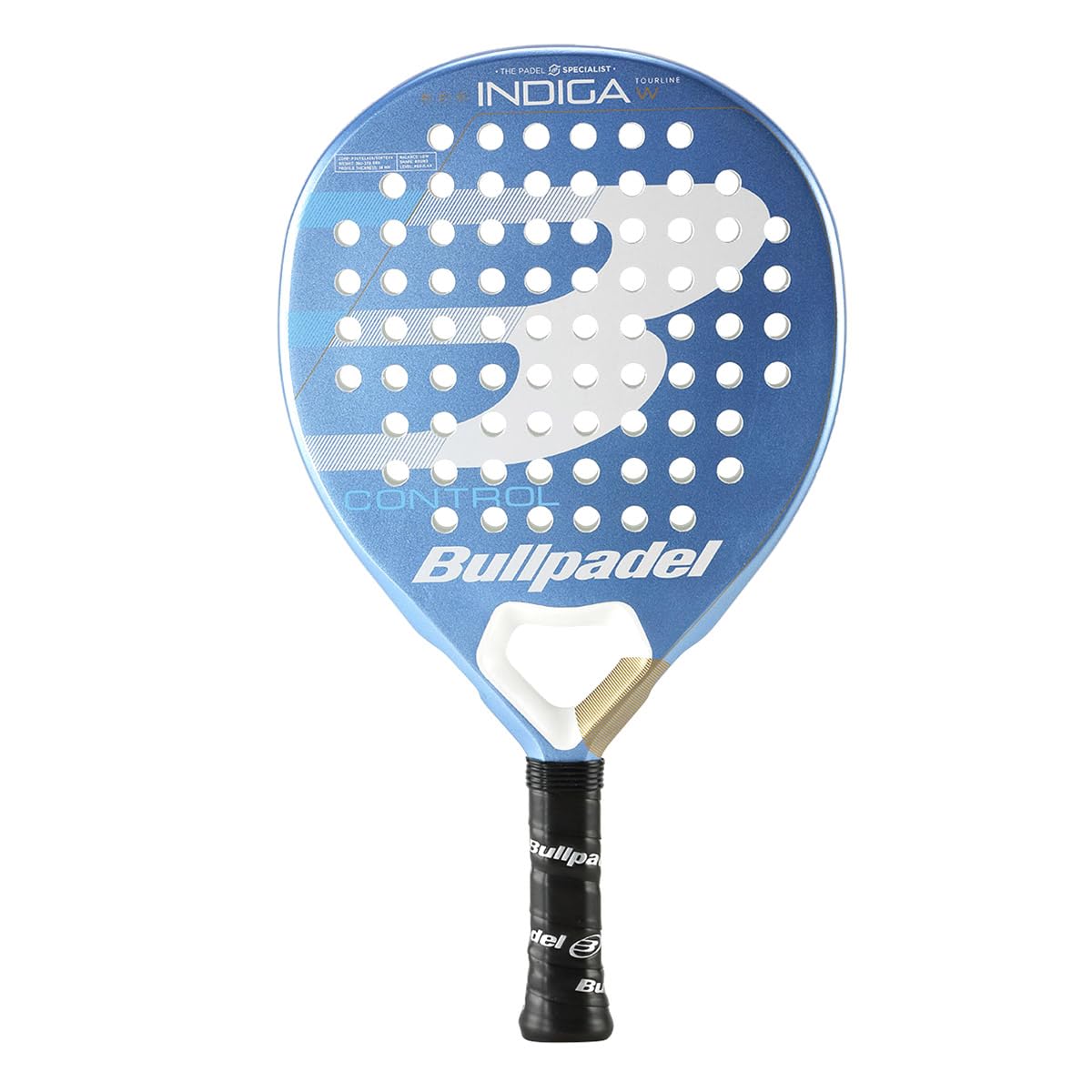 Bullpadel Padel Racket INDIGA W 23, Women, Adult, Paddle Tennis Racquet, Pala Padel