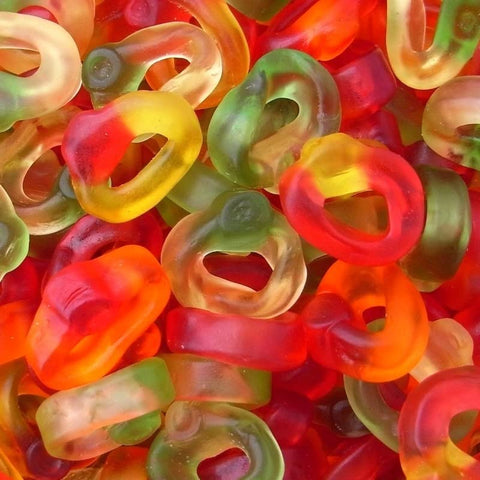 Haribo Sweets Pick n Mix Sizes 500g - 3kg Bulk Sweets - Perfect for Parties and Celebrations - Delicious Gummy Sweets (Friendship Rings, 500g)