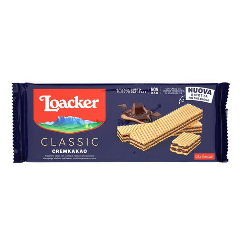 Loacker Classic Cremkakao 175g - Knusprige Waffeln mit Kakao- und Schokoladencreme