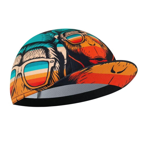 Corsehild Funny Cycling Cap for Man and Woman-Cycling Hat Under Helmet-Polyester Breathable Sweat Absorbent, Cplan-7