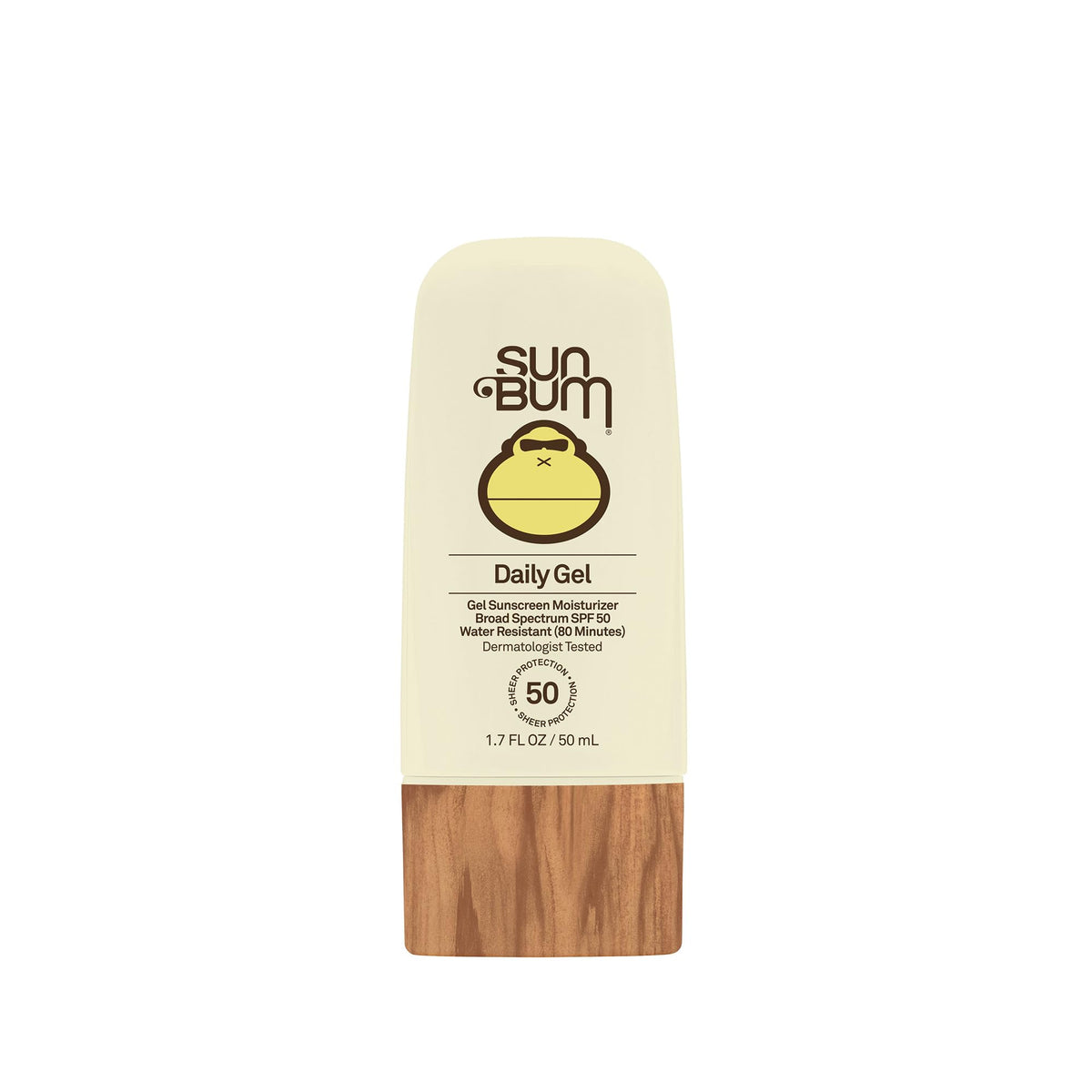Sun Bum Daily SPF 50 Sunscreen Face Gel | Vegan and Hawaii 104 Reef Act Compliant (Made Without Oxybenzone & Octinoxate) Broad Spectrum Sun Care | Dermatologist Tested | 1.7 Fl Oz
