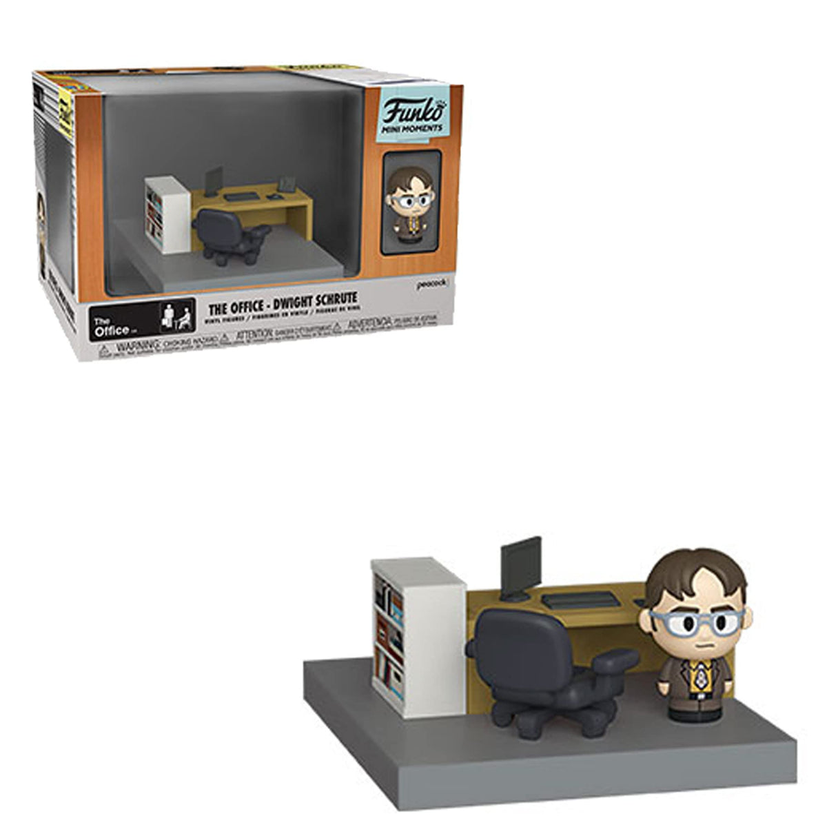 Funko POP TV Mini Moments: The Office - Dwight with Chase (Styles May Vary), Multicolor (57389)