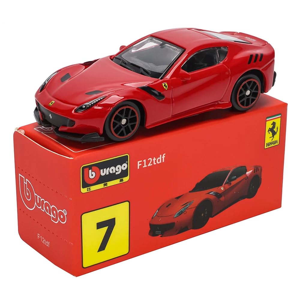 Bburago 1:64 Scale Ferrari Series Model Collection Race Diecast Metal Model Car (F12 TDE)