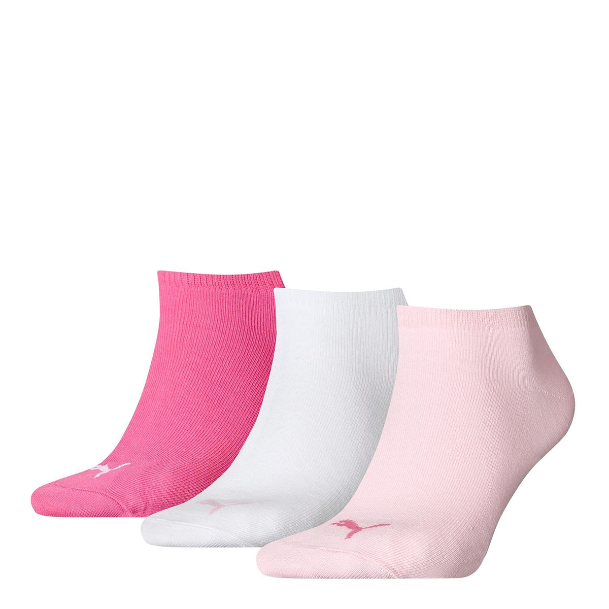 3 pair Puma Sneaker Invisible Socks Unisex Mens & Ladies In 3 Colours, color:422 - pink lady, Socken & StrÃƒÂ¼mpfe:39-42