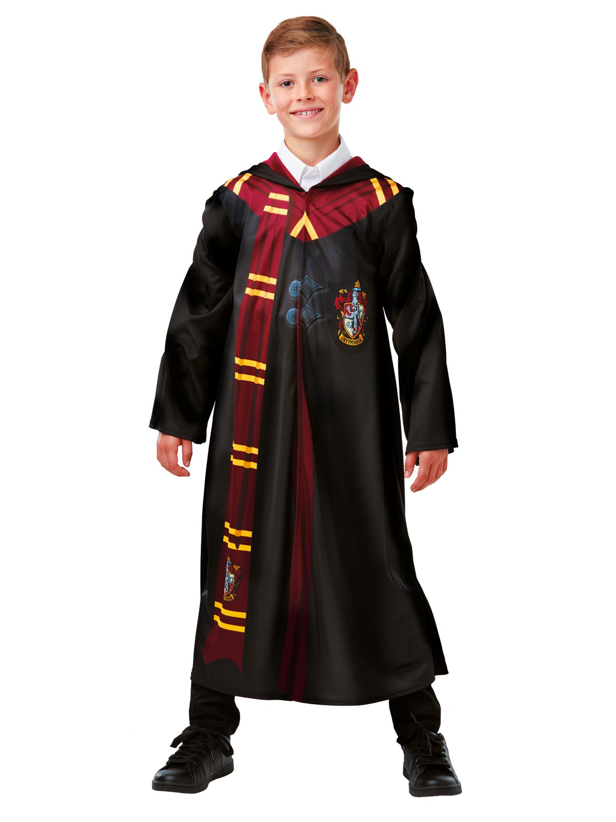 Rubies Official Harry Potter Gryffindor Printed Robe Costume, Childs Size Age 9-10 Years Halloween