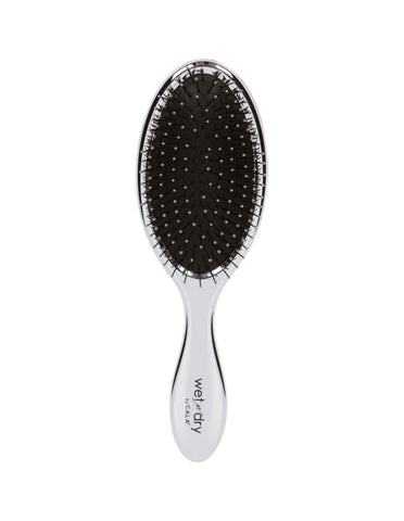 Cala Wet-n-dry metallic silver hair brush
