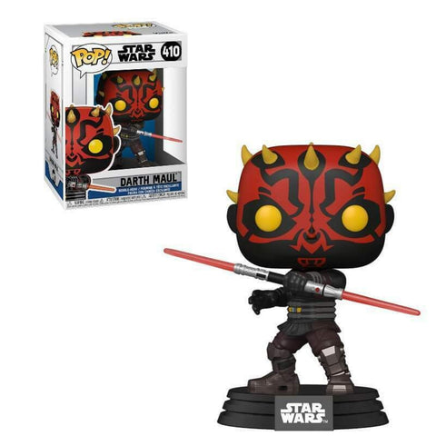 Darth Maul #410 Pop TV: Clone Wars Vinyl Figure (Includes Ecotek Pop Box Protector Case)