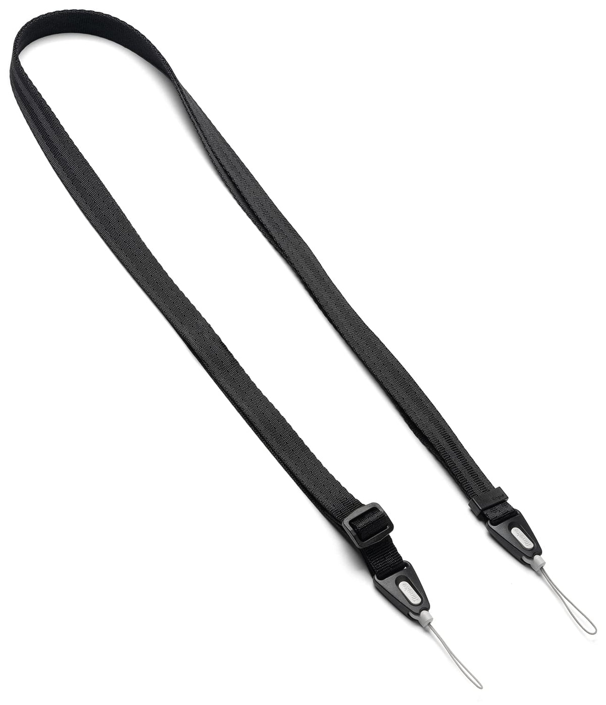 Ringke Shoulder Strap, Universal Lanyard Neck Crossbody String Pattern Strap for iPhone/Galaxy/Pixel/Android Cell Phone Case, Camera, DSLR, iPad, Tablet, USB, Keys, ID - Black