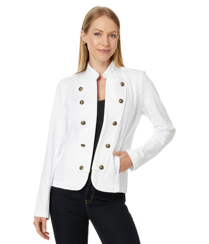 Tommy Hilfiger Solid Band Jacket Bright White MD (US 8-10)
