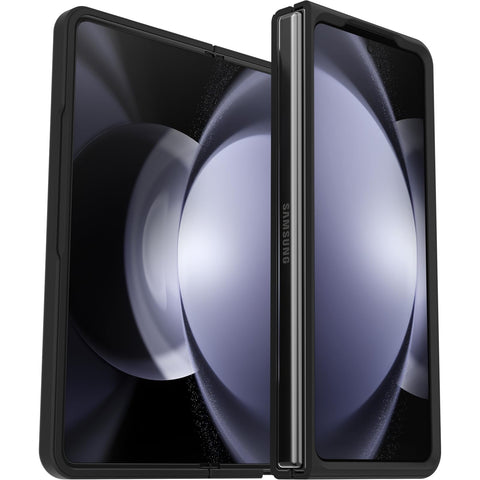 OtterBox Galaxy Z Fold5 Thin Flex Case - BLACK, ultra-slim, hard case with soft edges, 5G and wireless charging compatible