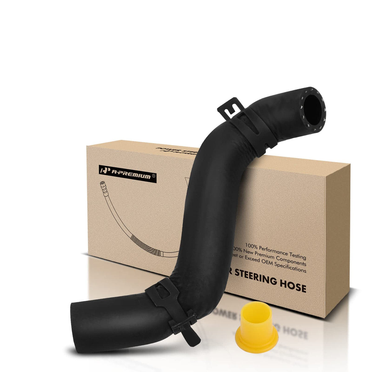 A-Premium Power Steering Reservoir Hose Line Assembly Compatible with Ford F-150 2006 2007 2008 V8 4.2L Reservoir To Pump