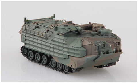 Aoshima Bunka Kyozai 1/72 Military Model Kit No. 21 Ground Self-Defense Force Amphibious Car (AAVP7A1 RAM/RS) Water Mobile Group Plastic Model