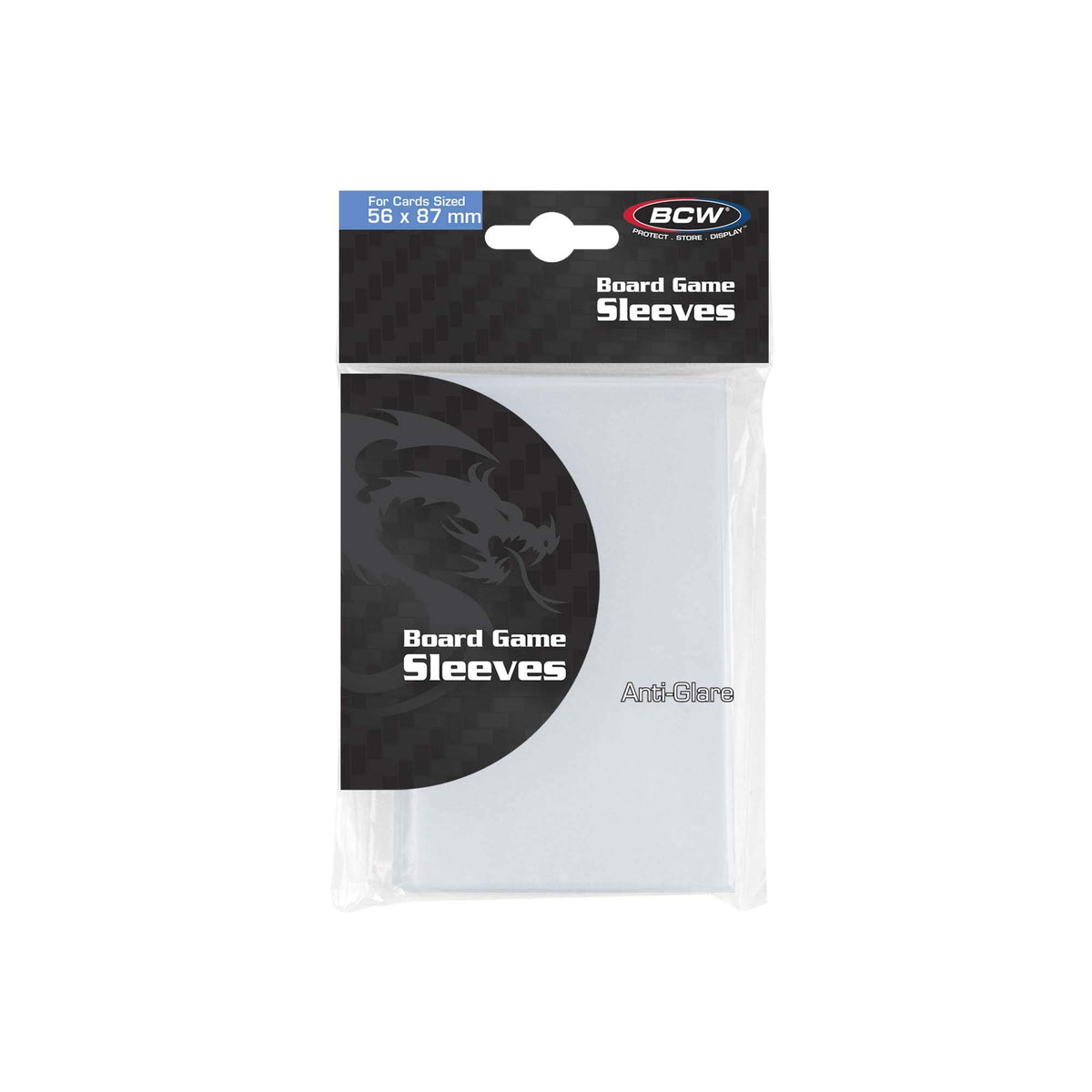 BCW Board Game Sleeves - Standard American (56 mm X 87 mm), Anti-Glare
