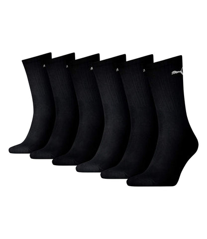 Puma unisex sport cush crew socks, 6ÃƒÆ’Ã†â€™Ãƒâ€ Ã¢â‚¬â„¢ÃƒÆ’Ã‚Â¢ÃƒÂ¢Ã¢â‚¬Å¡Ã‚Â¬Ãƒâ€¦Ã‚Â¡ÃƒÆ’Ã†â€™ÃƒÂ¢Ã¢â€šÂ¬Ã…Â¡ÃƒÆ’Ã¢â‚¬Å¡Ãƒâ€šÃ‚Â pack, Unisex, Black, 47-49 (EU)