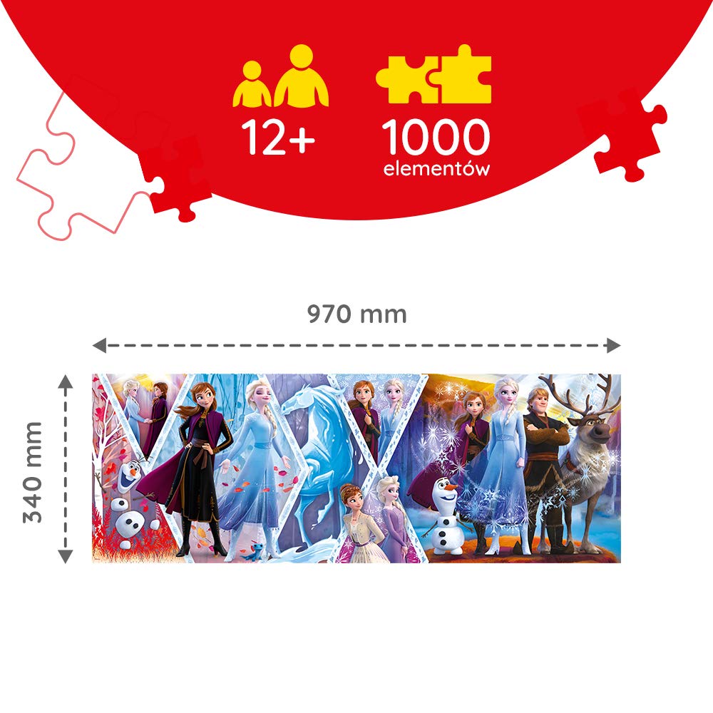 Trefl 916 29048, Disney 1000 Teile, Panorama, Premium Quality, fÃƒÆ’Ã‚Â¼r Erwachsene und Kinder ab 12 Jahren 1000pcs Frozen 2, Coloured, Die EiskÃƒÆ’Ã‚Â¶nigin II 2