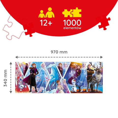 Trefl 916 29048, Disney 1000 Teile, Panorama, Premium Quality, fÃƒÆ’Ã‚Â¼r Erwachsene und Kinder ab 12 Jahren 1000pcs Frozen 2, Coloured, Die EiskÃƒÆ’Ã‚Â¶nigin II 2