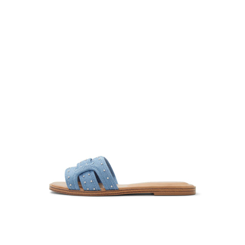 ALDO Women's Elenaa Flat Sandal, Bright Blue, 6.5