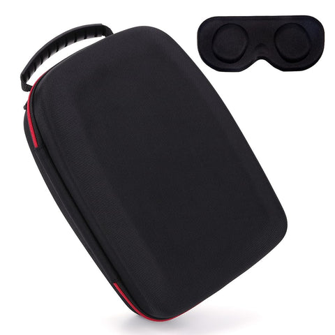Hard Carrying Case for VR Quest 3 Headset, Carrying Bag Compatible with Quest 3 Touch Controllers Headstrap VR Accessories, Portable Protection Bag Hard Shell Large Space for Travel and Home Storage