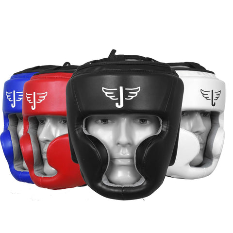 Jayefo Sports Head Guard for (Boxing) (MMA) ( Kickboxing) ( Muay Thai) (SELF Defence) Training Gear Protection Helmet Martial Arts for Youth, Men & Women 5 Year Warranty (Black, L/XL)