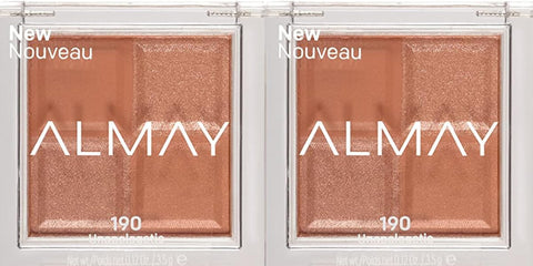 Almay Shadow Squad, Eyeshadow palette Set of 2 (Unapologetic)