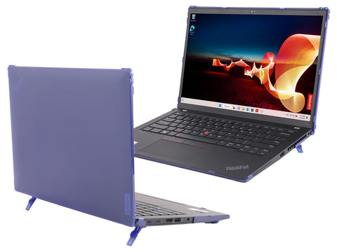 mCover Hard Case ONLY Compatible for 2023-2024 14" Lenovo ThinkPad T14s Slim Gen 3 / Gen 4 Windows PC (with 180° Hinge, NOT Fitting Any Other Lenovo Models) - Blue
