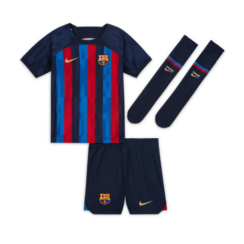 NIKE FCB Lk Df Kit Hm FC Barcelona Equipment, Obsidian/Sesame, S