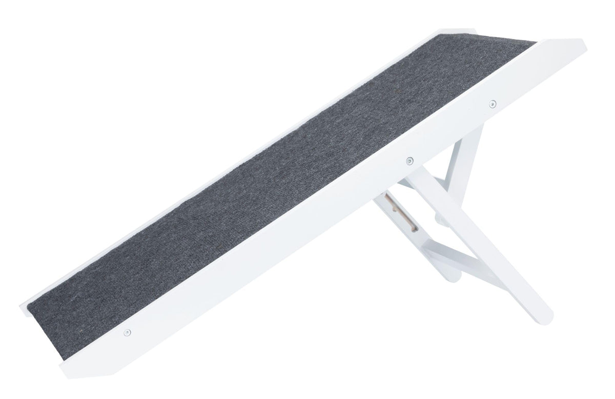 Trixie furniture ramp, height-adjustable 29/36/43 cm, wide running surface 36 Ã— 90 cm, 39375, white