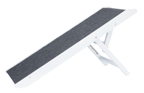 Trixie furniture ramp, height-adjustable 29/36/43 cm, wide running surface 36 Ã— 90 cm, 39375, white