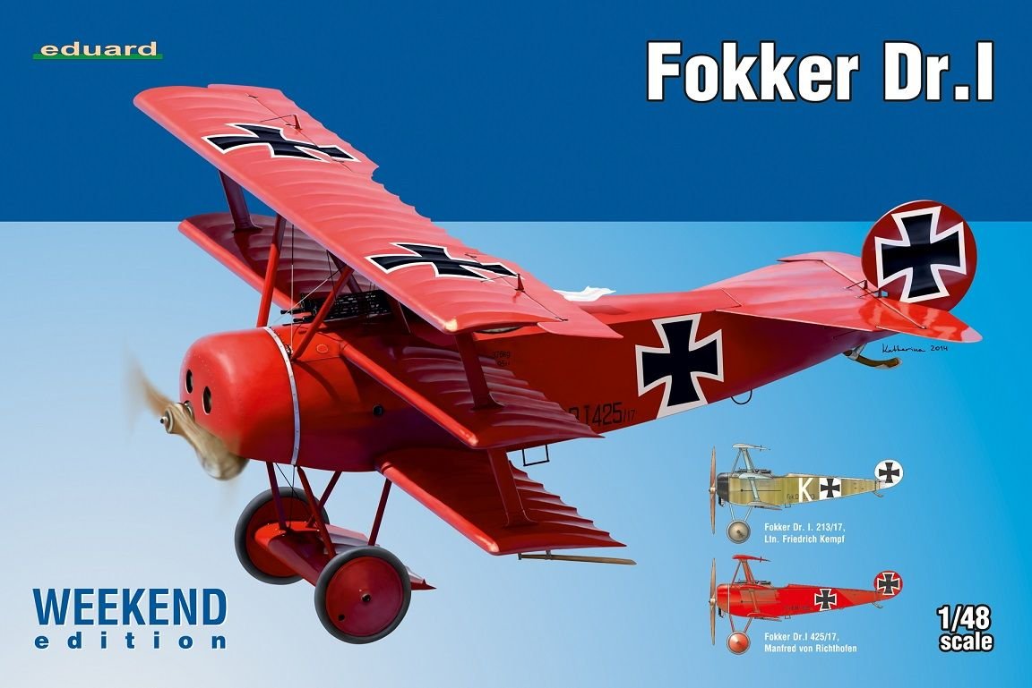EDU08492 1:48 Eduard Fokker Dr I Weekend Edition [Model Building KIT]