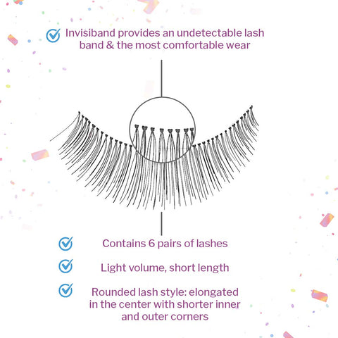 Ardell False Eyelashes Strip Lashes Natural 109 Black, (6 pairs per pack) x 2 pack