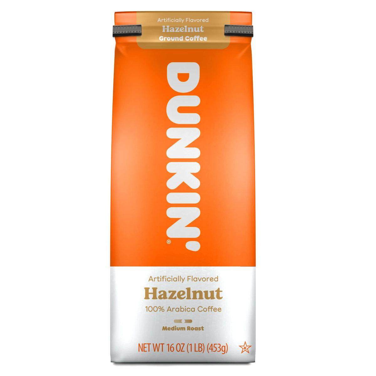 Dunkin' Donuts Hazelnut Ground Coffee, 453 g