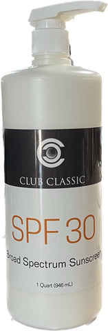 Club Classic Sunscreen (Quart, SPF 30)