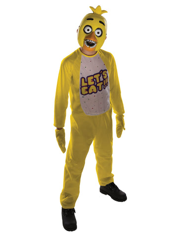 Rubies Official Children's Chica Five Nights at Chicas Fancy Dress Costume, 132 cm - Medium, 5/7 Years Halloween