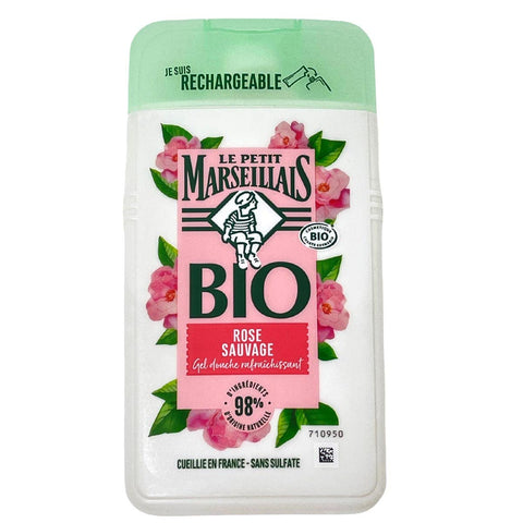 Le Petit Marseillais gel Douche Bio Hydratant, au Ph Neutre, Rose Sauvage, 250ml Organic Moisturizing Shower Gel, with Neutral Ph, Wild Rose