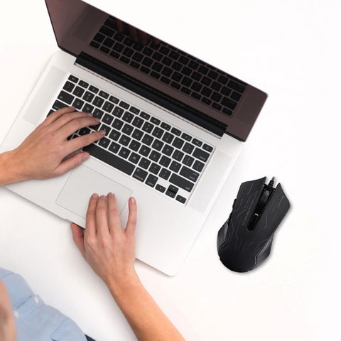 Gaming Mouse RGB Silent Accessories Wired USB Gaming Mice for Game G6 Windo, Game Mouse Silent
