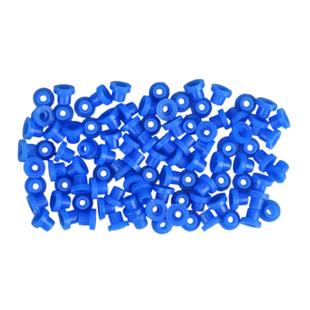 Healifty 100pcs Tattoo Grommets Rubber Tattoo Nipples for Tattoo Needles Tattoo Machine Parts Tattoo Supplies Accessories