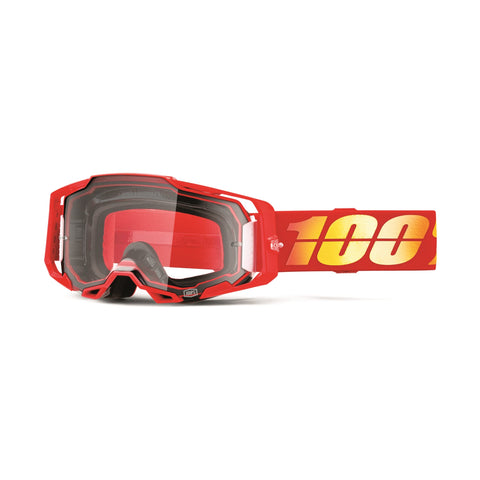 100% ARMEGA Premium Protective Sport Goggles with Ultra HD Lens & Nose Guard (Nuketown - Clear Lens)