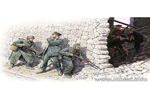 Master Box German MTN Troops and Soviet Marines (6) Figure Model Building Kits (1:35 Scale)