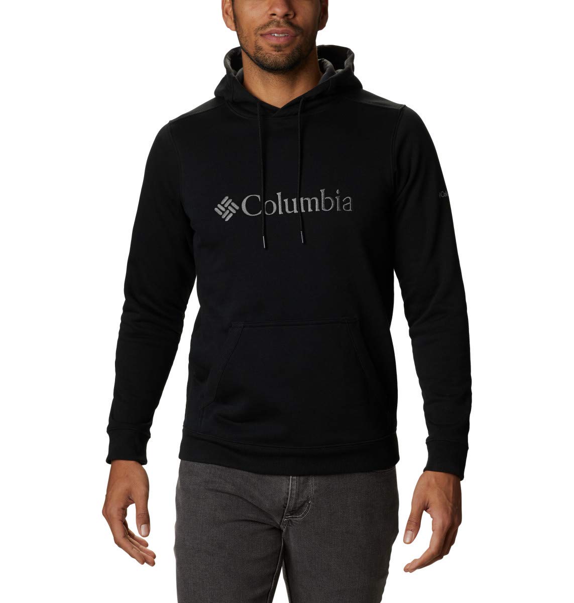 Columbia Men's CSC Basic Logo 2 Hoodie Hoodie, Black x Fall 19, Size XL